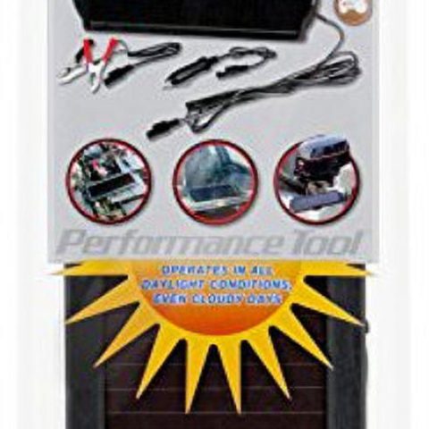 1PK Performance Tool W2997 Solar Battery Maintainer/Charger (2.5 W)
