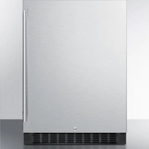24" Wide Built-In All-Refrigerator, Stainless Steel Cabinet