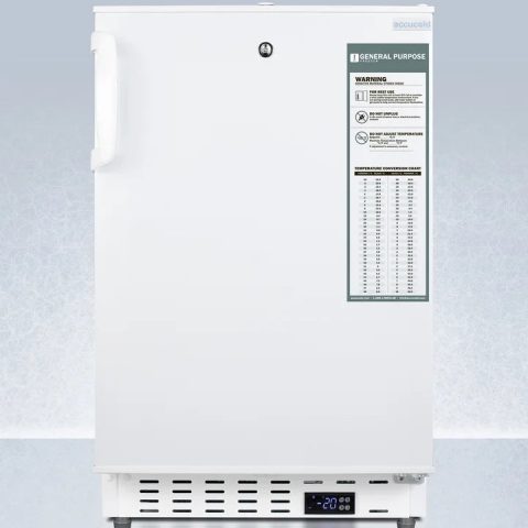 20" Wide Built-In Vaccine All-Freezer, ADA Compliant