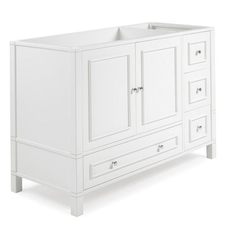 Alaterre Furniture Williamsburg White Vanity Cabinet