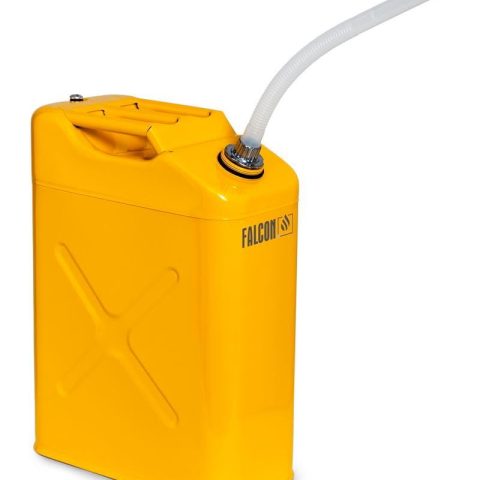DENIOS Safety Canister - Dispensing Nozzle - Yellow - Steel - 20 Liter
